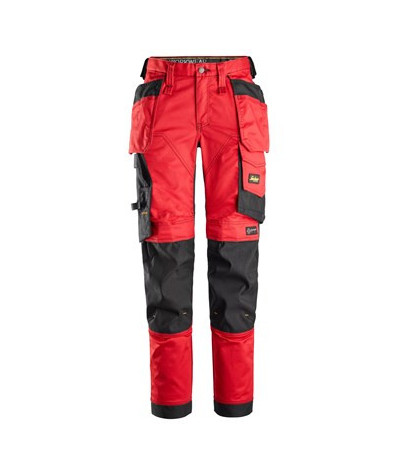 Women's stretch pants with holster pockets