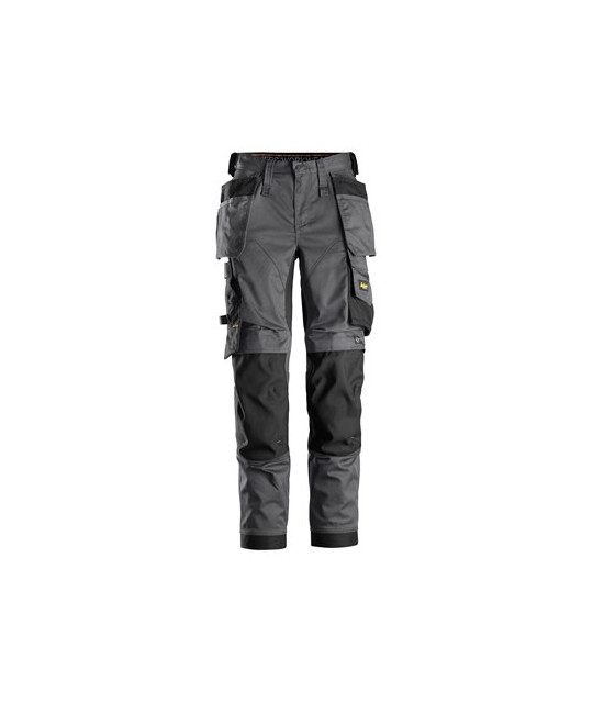 Women's stretch pants with holster pockets